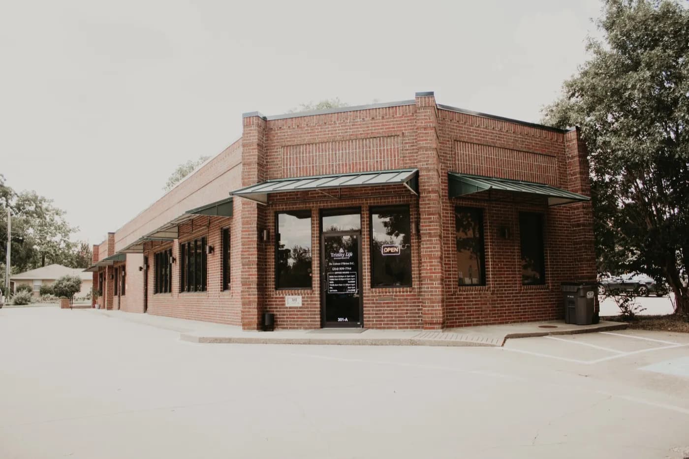 Trinity Life Chiropractic office storefront in Allen, TX